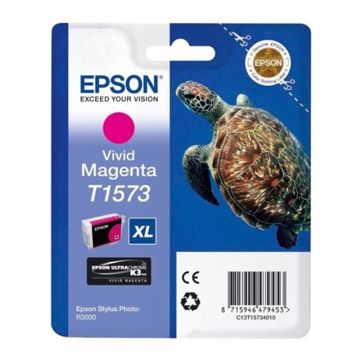 Epson Μελάνι Inkjet T1573 XL Vivid Magenta (T15734010) (EPST157340)