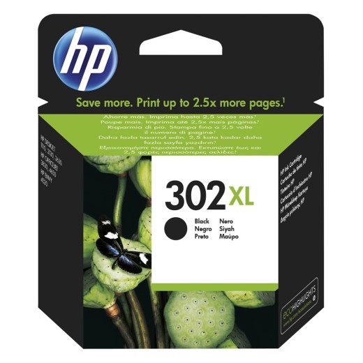 HP Μελάνι Inkjet No.302 XL Black (F6U68AE) (HPF6U68AE)