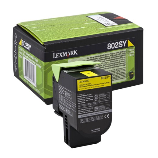 Toner Lexmark 80C2SY0 Yellow (80C2SY0) (LEX80C2SY0)