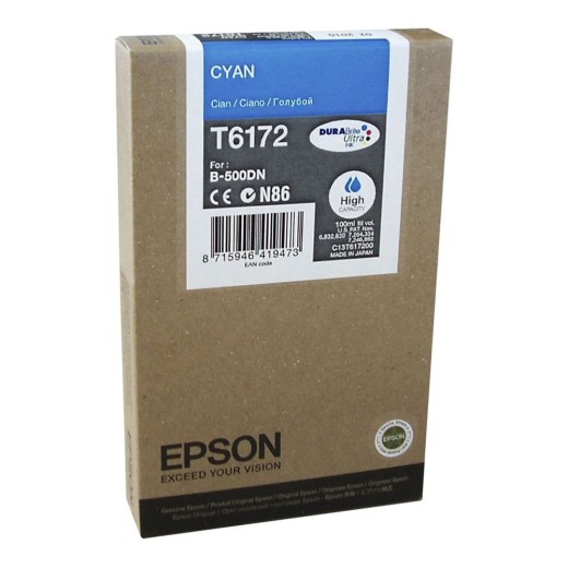 Epson Μελάνι Inkjet T6172 High Capacity Cyan (C13T617200) (EPST617200)