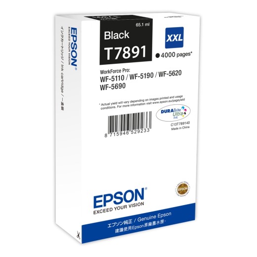 Epson Μελάνι Inkjet T789 XXL Black (C13T789140) (EPST789140)