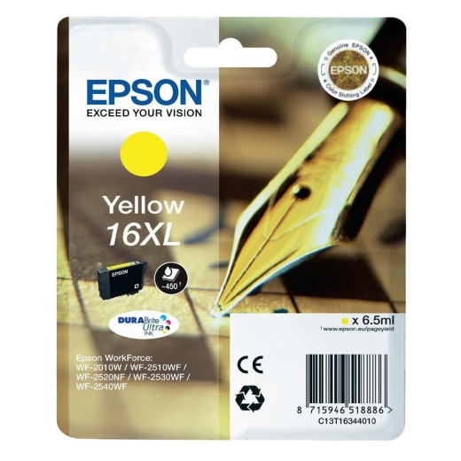 Epson Μελάνι Inkjet No.16 XL Yellow (C13T16344012) (EPST163440)