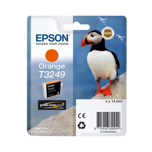 Epson Μελάνι Inkjet T3249 Orange (C13T32494010) (EPST324940)