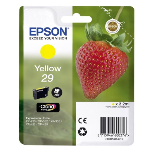 Epson Μελάνι Inkjet Series 29 Yellow (C13T29844012) (EPST298440)