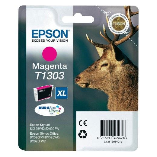 Epson Μελάνι Inkjet T1303 XL Magenta (C13T13034012) (EPST130340)
