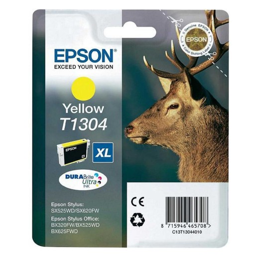 Epson Μελάνι Inkjet T1304 XL Yellow (C13T13044012) (EPST130440)