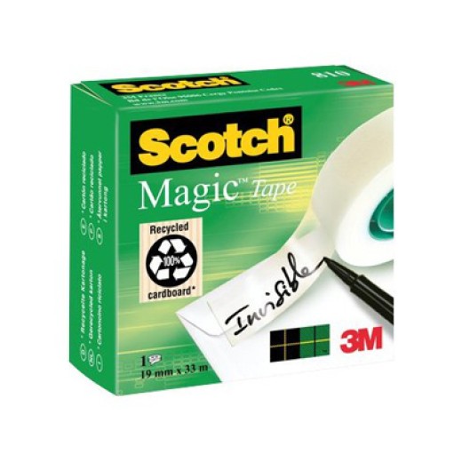 Ταινία Γενικής Χρήσης 3M Scotch Magic 19 mm x 33 m (Άσπρη) (8101933) (MMM8101933)