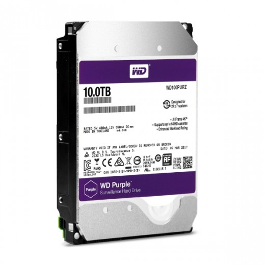 Western Digital Εσωτερικός Σκληρός Δίσκος 10TB (Purple 3.5