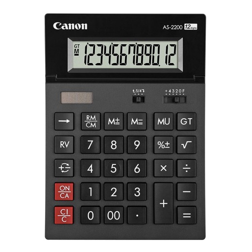 CANON AS-2200 12-DIGIT CALCULATOR (4584B001) (CANAS2200)