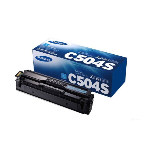 Samsung CLT-C504S Cyan Toner Cartridge (SU025A) (HPCLTC504S)