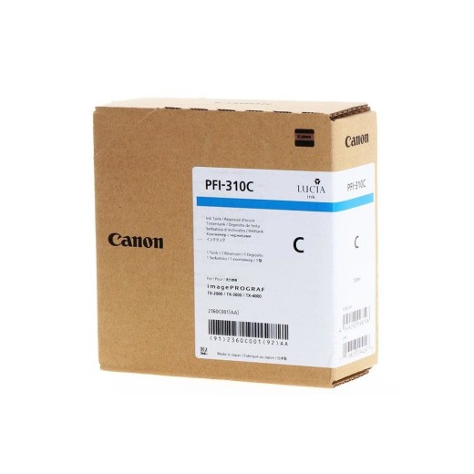 Canon Pigment Μελάνι Inkjet PFI-310 Cyan (2360C001) (CANPFI310C)