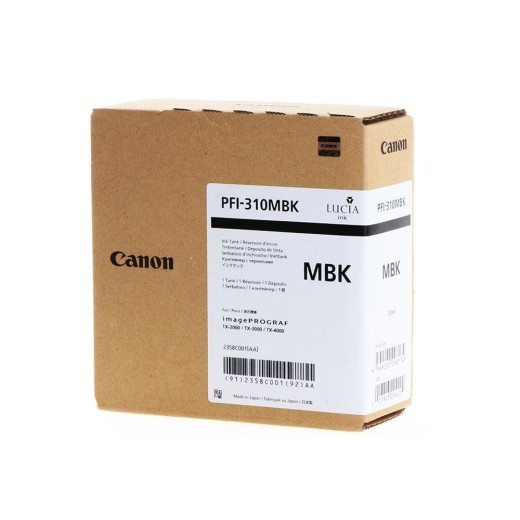 Canon Pigment Μελάνι Inkjet PFI-310 Matte Black (2358C001) (CANPFI310MBK)
