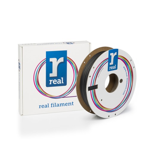 REAL RealFlex 3D Printer Filament - Black- spool of 0.5Kg - 1.75mm (REALFLEXBLACK500MM175)