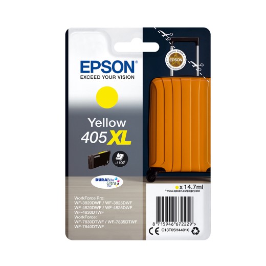 Epson Μελάνι Inkjet 405XL Yellow (C13T05H44010) (EPST05H440)