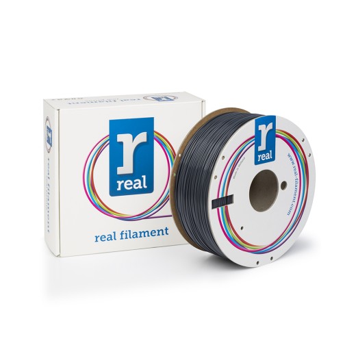 REAL ABS 3D Printer Filament - Gray - spool of 1Kg - 1.75mm (REALABSGRAY1000MM175)
