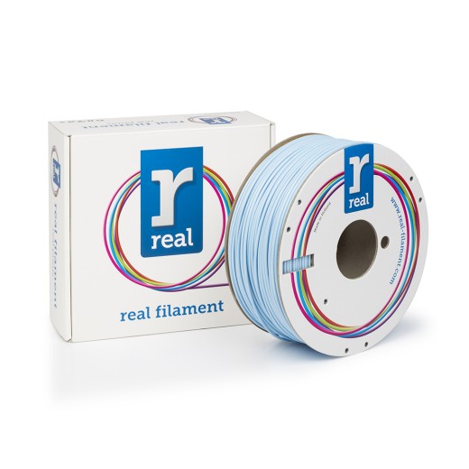 REAL ABS 3D Printer Filament - Light Blue - spool of 1Kg - 2.85mm (REFABSLBLUE1000MM3)