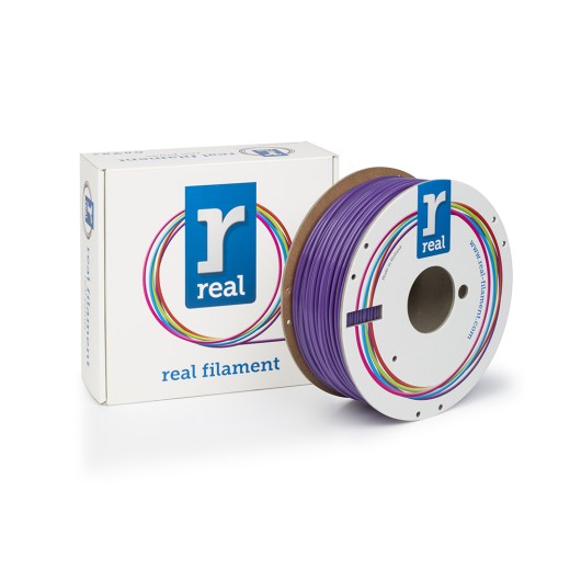REAL PLA 3D Printer Filament - Purple - spool of 1Kg - 2.85mm (REALPLAPURPLE1000MM3)