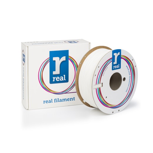 REAL PLA 3D Printer Filament - White - spool of 1Kg - 1.75mm (REALPLAWHITE1000MM175)