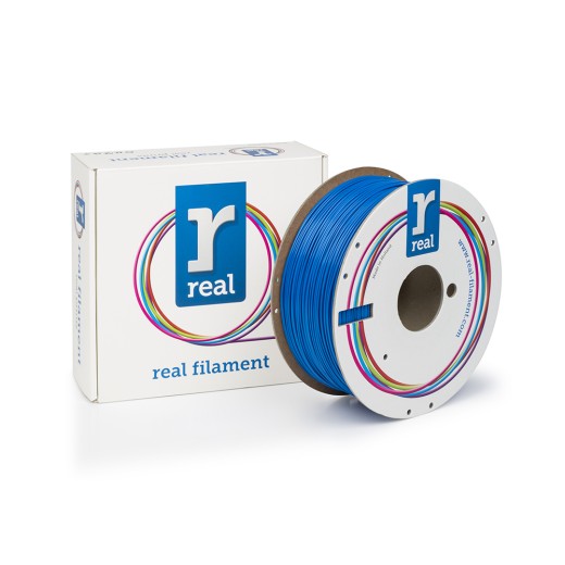 REAL PETG 3D Printer Filament - Blue - spool of 1Kg - 1.75mm (REALPETGSBLUE1000MM175)