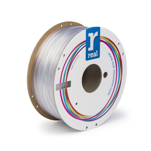 REAL PETG 3D Printer Filament - Neutral - spool of 1Kg - 2.85mm (REALPETGNEUTRAL1000MM3)