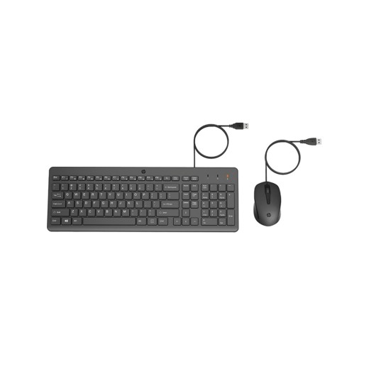 HP 100 Wired Mouse and Keyboard (240J7AA) (HP240J7AA)