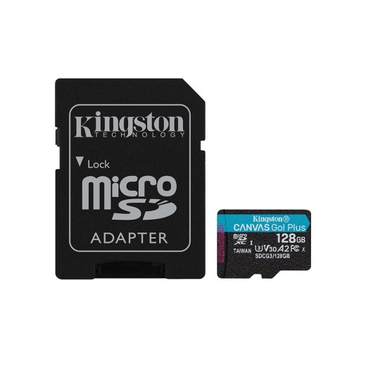 Kingston microSD Memory Card 128GB Canvas Go! Plus (SDCG3/128GB) (KINSDCG3/128GB)