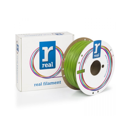 REAL PETG 3D Printer Filament - Green- spool of 1Kg - 1.75mm (REALPETGRGREEN1000MM175)