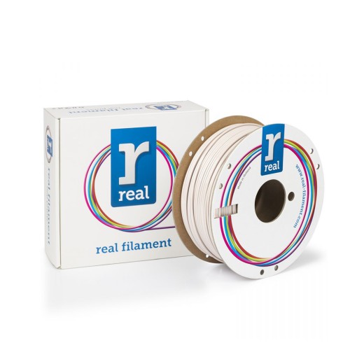 REAL PETG 3D Printer Filament - White- spool of 1Kg - 2.85mm (REALPETGRWHITE1000MM285)