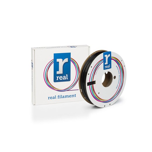 REAL PLA 3D Printer Filament - Black - spool of 0.75Kg - 2.85mm (REALPLABLACK750MM3)