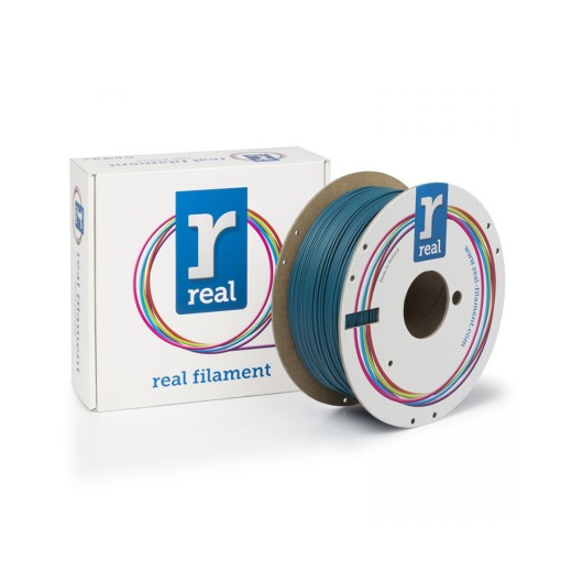REAL PLA 3D Printer Filament - Indigo Blue - spool of 1Kg - 2.85mm (REALPLAMATTEBLUE1000MM285)