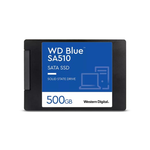 Western Digital Blue SA510 SATA SSD 2.5”/7mm Cased (WDS500G3B0A)