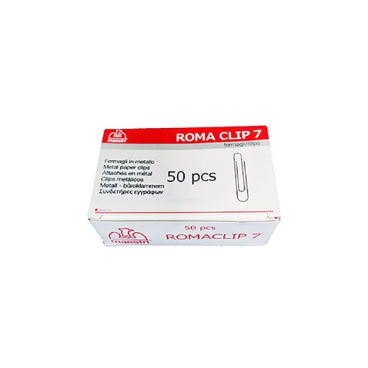 Roma Clip Συνδετήρες No.7 50τμχ (1092107) (ROM1092107)