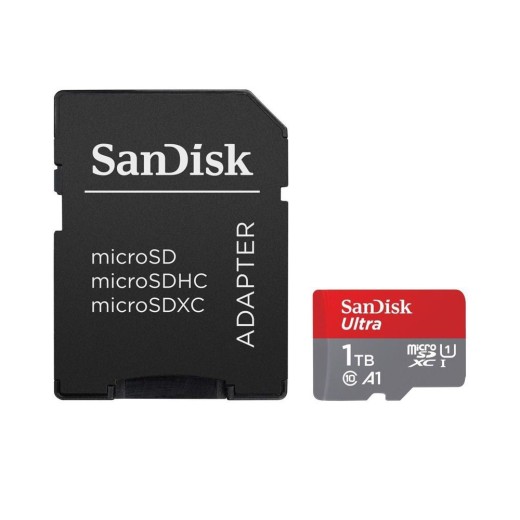 SanDisk Ultra microSD with SD Adapter 1 ΤΒ (SDSQUAC-1T00-GN6MA) (SANSDSQUAC-1T00-GN6MA)