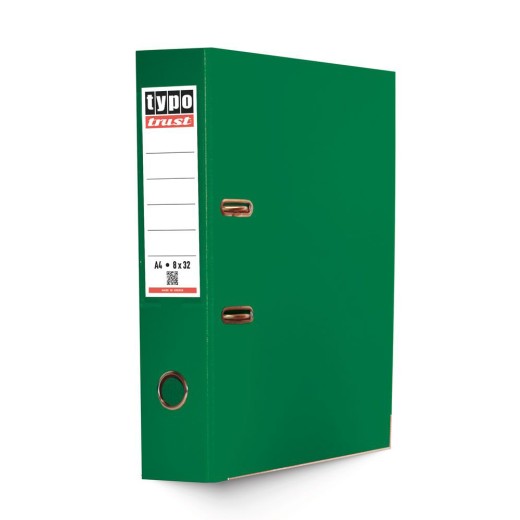 Typotrust Πράσινο Κλασέρ από Χαρτόνι με Πλαστική Επένδυση 8/32 (KP832-04) (TYPKP832-04)
