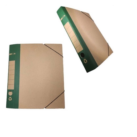 Officepoint Κουτί λάστιχο οικολογικό 26Χ36Χ5 κραφτ πράσινο (OP-F-23775) (OFPOP-F-23775)