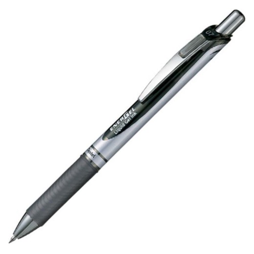 Pentel EnerGel RTX Refillable Liquid Gel Pen Black 0.7mm (BL77-A) (PENBL77-A)