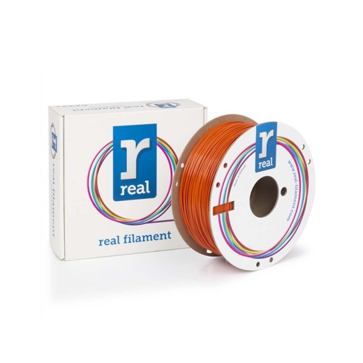 REAL PLA 3D Printer Filament - Rust Orange - spool of 1Kg – 2.85mm (REALPLAMATTEORANGE1000MM285)