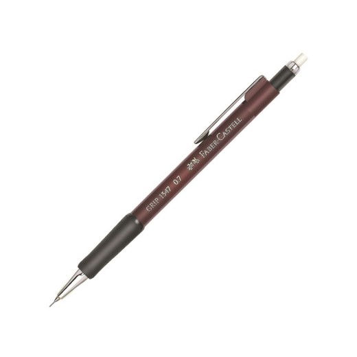 Faber-Castell Μηχανικό Μολύβι 0.7mm με Γόμα - Βαθύ Κόκκινο (134721) (FAB134721)