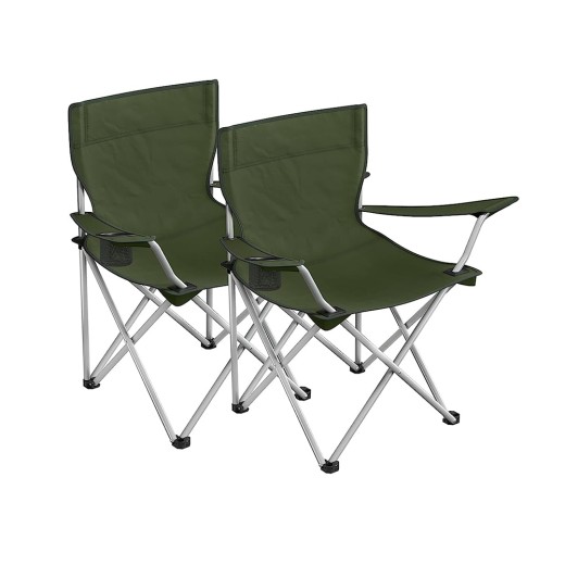 Songmics Camping Chair Set of 2 Green 84x52x81cm (GCB001C01) (SNGGCB001C01)