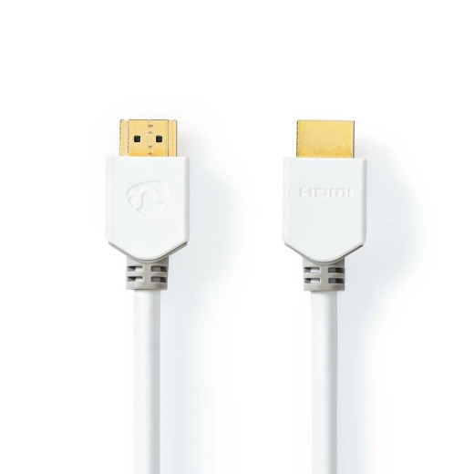 Nedis Cable HDMI male - HDMI male 1.5m Λευκό (CVBW34000WT15) (NEDCVBW34000WT15)