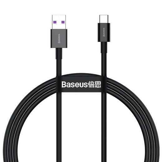 Baseus Superior USB 2.0 Cable USB-C male - USB-A male Black 2m (CATYS-A01) (BASCATYS-A01)