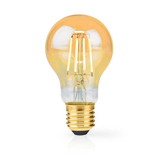 Nedis LED Filament Bulb E27 4.9 W  Extra Warm White (LBDE27A60GD) (NEDLBDE27A60GD)