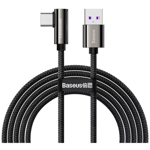 Baseus Cable USB to USB-C  Legend Series, 66W, 2m Black (CATCS-C01) (BASCATCS-C01)
