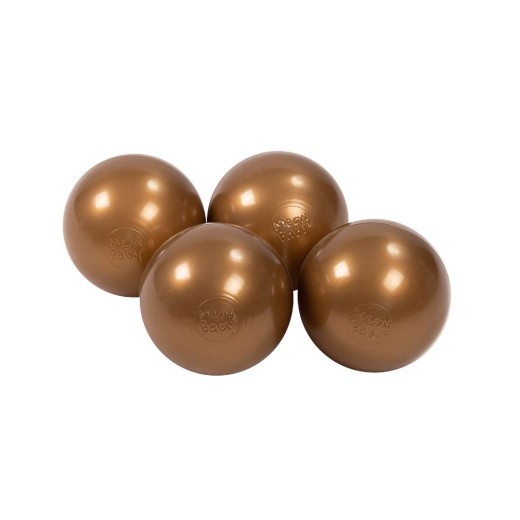 MeowBaby Plastic Balls Platinum Gold (50 pcs) (ZPPGO000) (MEBZPPGO000)