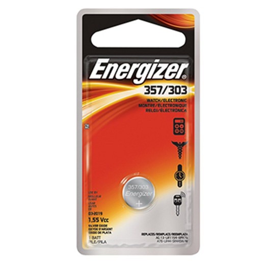 Energizer 357/303 Μπαταρία Silver Oxide Ρολογιών SR44 1.55V 1τμχ (9282391) (ENE9282391)