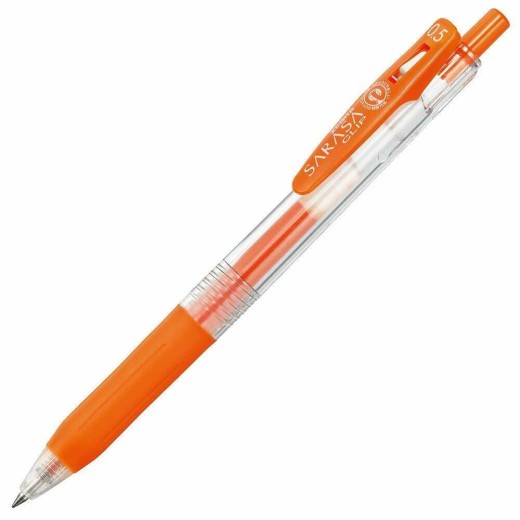 Zebra Sarasa Clip Gel Pen 0.5 Πορτοκαλί (ZB-14319) (ZEB14319)