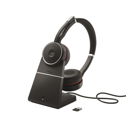 Jabra Evolve 75 SE UC Stereo Headset with Charging Stand (7599-848-199) (JAB7599-848-199)
