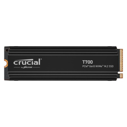 Crucial T700 with Heatsink SSD 4TB M.2 NVMe PCI Express 5.0 (CT4000T700SSD5) (CRUCT4000T700SSD5)