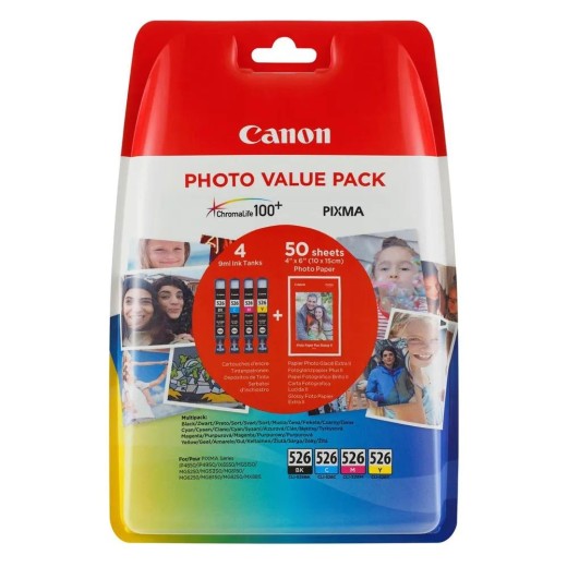Canon Μελάνι Inkjet CLI-526VP Value Pack (4541B009) (CANCLI-526VP)