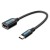 VENTION Type-C Male to USB A Female OTG Cable 0.15M Black PVC Type (CCSBB) (VENCCSBB)